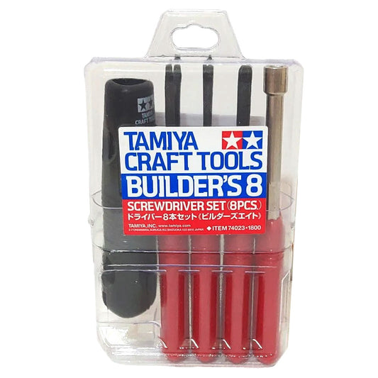 Builders 8 Screwdriver Set Tamiya 74023