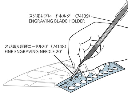 Modelling Template (Round, 1 - 12.5mm) Tamiya 74150
