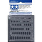 Modelling Template (Rounded Rectangles, 1-6mm) Tamiya 74154