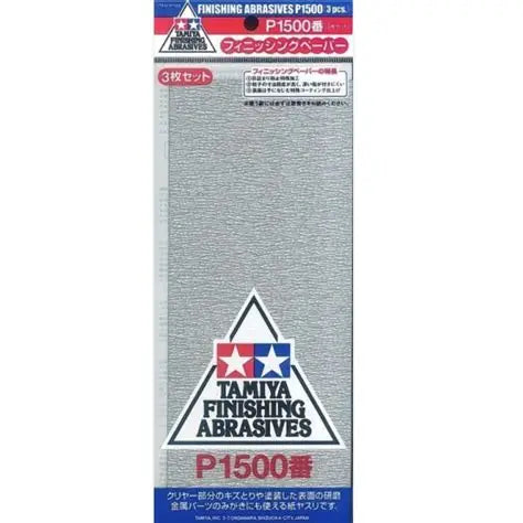Finishing Abrasives P1500 (3) Tamiya 87059