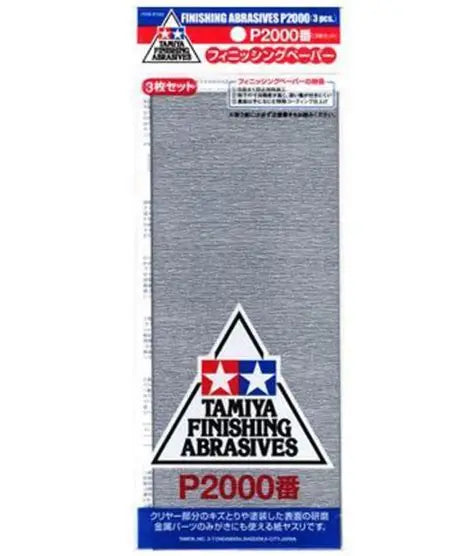 Finishing Abrasives P2000 (3) Tamiya 87060