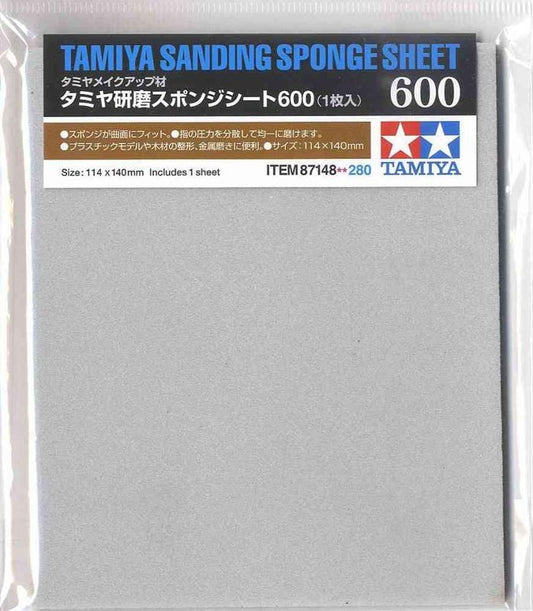 Sanding Sponge Sheet 600 - Tamiya 87148