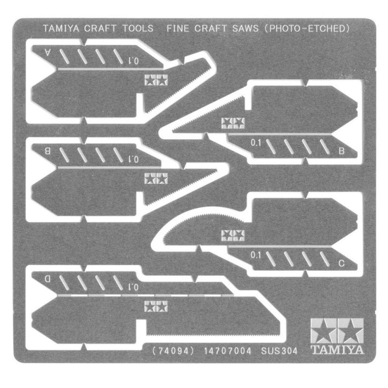 Fine Craft Saws for Photo-Etched - Tamiya - TAM74094