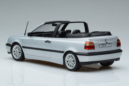 VW GOLF CABRIOLET  SILVER 1995 1/18 Scale NOREV MTDNOR188468