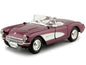 Chevrolet Corvette 1957 - 1/24 Scale Yat Ming YAT24201BURG